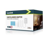 Lenink Adaptateur secteur pour piles AAA 2AAA, 3AAA, 4AAA, 3 V, 4,5 V, 6 V, compatible avec ThermoPro TP49W-3, balance de cuisine numérique, sonnette sans fil, réveil numérique DOOMAY, décoration de
