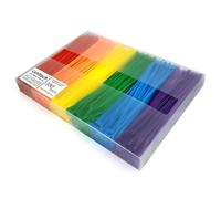 Lenitech Lot de 300 colliers multifonction 15,2 cm Couleurs assorties
