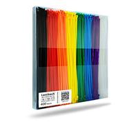 Lenitech Lot de 400 serre-câbles multi-usages Multicolore 20,3 cm