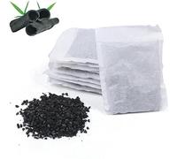 LENJKYYO 20x Charbon Actif Filtre Sachets pour la Maison Distillateur d'Eau Pure Sac de Purification d'Air en Bambou Quarium Purification pour Purificateur Machine Filtre Odeurs Goûts