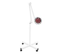 LENJKYYO Lampe à Infrarouge 275W Lumière Rouge Lampe de Chaleur Thérapeutique avec Support, Rotatif à 360° & Réglable en Hauteur, 4 Roues, Lampe à Lumière Infrarouge pour la Détente des Muscles, Usage