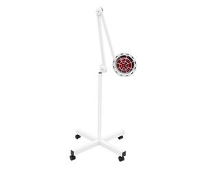 LENJKYYO Lampe à Infrarouge 275W Lumière Rouge Lampe de Chaleur Thérapeutique avec Support, Rotatif à 360° & Réglable en Hauteur, 4 Roues, Lampe à Lumière Infrarouge pour la Détente des Muscles, Usage