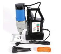 LENJKYYO Perceuse magnétique 3-28 mm avec perçage de noyaux en acier et guide d'aiguille 13 000 N pour chantiers de construction 1680 W