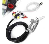 LENJKYYO Pompe à Gasoil 12V, 200W Pompe Essence Electrique, Auto-Amorçante Pompe Carburant Électrique avec Pistolet Filtre Tuyaux 3/4" Pour Camion Tracteur Matériel Agricole 45L/min