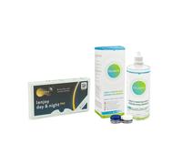 Lenjoy Day & Night PRO (6 lentilles) + Solunate Multi-Purpose 400 ml avec étui