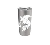 L'ennemi (style 2) Gobelet isotherme en acier inoxydable double paroi