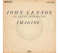 LENNON, JOHN / PLASTIC ONO BAND - LENNON, JOHN / PLASTIC ONO BAND / IMAGINE / IT`S SO HARD / weißes ERSATZ-LOCH-COVER / Apple Records # 1C006-04940 / Deutsche Pressung / 7" Vinyl Single Schallplatte