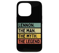 Lennon The Man The Myth The Legend Citation personnalisée Amusante Coque pour iPhone 13 Pro