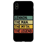 Lennon The Man The Myth The Legend Citation personnalisée Amusante Coque pour iPhone XS Max