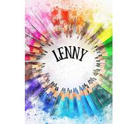 LENNY: Carnet à dessin pour enfant - 100 pages - A4 portrait - blanc