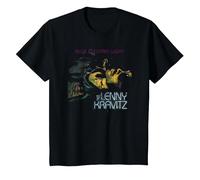 Lenny Kravitz Blue Electric Light T-Shirt, Enfant, Noir, 8 Ans