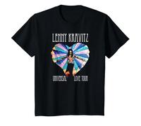 Lenny Kravitz Universal Love Tour T-Shirt, Enfant, Noir, 10 Ans