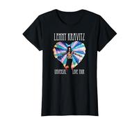 Lenny Kravitz Universal Love Tour T-Shirt, Femme, Noir, M