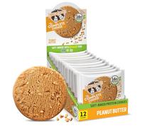 Lenny & Larry's - The Complete Cookie (12x113g) Peanut Butter - Beurre de cacahuète - 16 g protéines - Végan - Snack ou post-entraînement