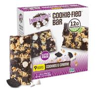 Lenny & Larry's - The Complete Cookie-fied Bar (9x45g) Cookies & Cream - 12 g de protéines végétales - Saveur cookies & cream - Végan - Sans édulcorants artificiels