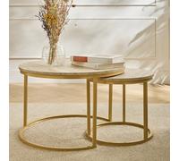 Lenny - Lot De 2 Tables Basses Gigognes