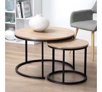 Lenny - Lot De 2 Tables Basses Gigognes