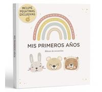 LenoaBaby - Livre de Naissance Bébé et Journal de Grossesse jusqu’à 5 Ans | Album Souvenirs 98 Pages 160 g FSC avec Autocollants | Échographie, Poids, Premiers Moments | Cadeau Naissance (Espagnol)