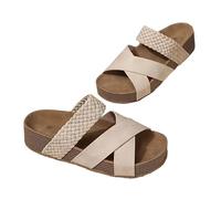 Lenoir Paris Sandales orthopédiques en cuir Femmes Confortables, pour Sport et Extérieur, Légères - Style Estival Élégant pour Pieds Sensibles