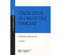 L'énonciation en linguistique française: N°30 2ème édition
