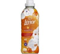 Lenor Adoucissant 40 Lavages, Ambre Et Orchidée, Collection Bien-être, Avec Une Touche d’Huile Essentielle