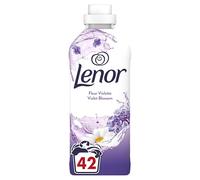 Lenor Adoucissant 504 Lavages (42x12),Parfum Fleur Violette, 24H Protection Contre Les Odeurs,Efficace Même Après Un Lavage à Froid, Fraîcheur Longue Durée,Testé Dermatologiquement, Fabriqué En France