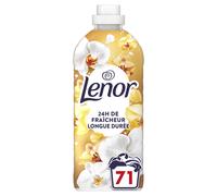 LENOR Adoucissant Concentré 24h de Fraîcheur Longue Durée Ambre & Orchidée 1.491 L