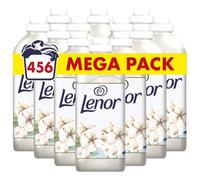 Lenor Adoucissant La Sélection, 456 Lavages (874mL x 12), Coton Aérien, Assouplissant Linge, Notre Meilleure Fraîcheur et Notre Douceur Végétale
