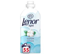 LENOR Adoucissant Liquide Light 0% Fraîcheur de Coton 55 Lavages 1,155L