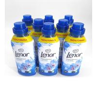 Lenor Adoucissant machine à laver concentré, 25 lavages, fraîcheur longue et douceur végétale, draps parfumés 1 semaine (8 x 525 ml)