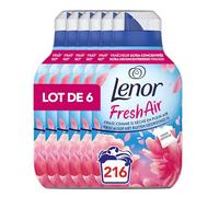 Lenor Fresh Air Adoucissant Jardins en fleurs, 216 Lavages (6 x 36 Lavages), Fraîcheur Ultra Concentrée