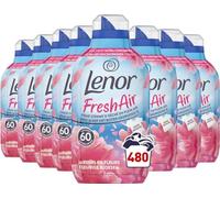 Lenor Fresh Air Adoucissant textile, parfum floral - 8 x 60 lavages