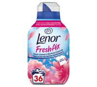 LENOR Fresh Air Adoucissant ultra concentré parfum jardins en fleurs - 36 lavages/504 ml