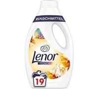 Lenor Lessive liquide, lessive liquide, lessive couleur, 19 lavages, protection des couleurs, orchidée dorée