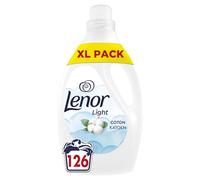 Lenor Light Adoucissant 126 lavages, Fraîcheur de Coton, Pour Une Fraîcheur Légère De Longue Durée