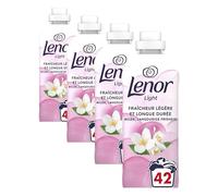 Lenor Light Adoucissant 42 Lavages, Parfum Fleur De Jasmin, 24H De Fraîcheur Légère, Testé Dermatologiquement (Lot de 4)