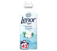 LENOR Light Adoucissant liquide 0 % Fraîcheur de coton - 0,882 L / 42 lavages