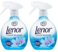 Lenor Liquide Lot de 2 sprays anti-plis pour enlever les plis dans le tissu Parfum printemps 500 ml