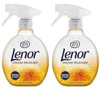 Lenor Lot de 2 vaporisateurs anti-plis pour éliminer les plis dans le tissu, parfum brise d'été 500 ml