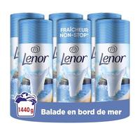Lenor Parfum De Linge En Perles, Environ 114 Lavages (19X6), Balade en Bord de Mer, Jusqu’à 12 Semaines De Fraîcheur Continue, Même Dans L’Armoire, Intensité Personnalisable