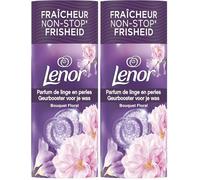 Lenor Parfum de Linge en Perles pour Lessive, 16 Lavages, Bouquet Floral, Fraîcheur Non-stop jusqu'à 12 Semaines de Stockage (Lot de 2)