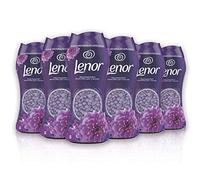 Lenor Parfum Lessive Perles Parfumées Machine à Laver, Améthyste Et Bouquet De Fleurs, Lot de 6 (6 X 210 G), Parfum Non-Stop Pour Le Lessive (Jusqu'à 12 Semaines Dans L'Armoire)