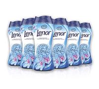Lenor Parfum lessive perles parfumées machine à laver, réveil printanier, lot de 6 (6 x 210 g), intensificateur de parfum, maxi taille, 100% plastique recyclé