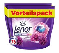Lenor Pods Détergent tout-en-1, 76 lavages, frais d'avril, détergent couleur, fraîcheur 3 fois plus longue durée et pureté profonde, même avec lavage à froid
