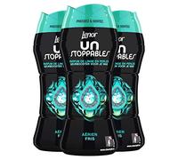 Lenor Unstoppables Aérien Parfum de Linge en Billes 210 g 15 Doses - Lot de 3
