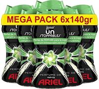 Lenor UNstoppables Perles de parfum pour vêtements 62 lavages (6 x 140 g) Adoucissant avec parfum Ariel
