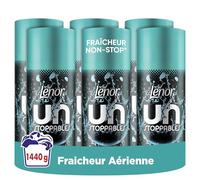 Lenor Unstoppables Parfum De Linge En Perles, Environ 114 Lavages (19X6), Parfum Aérien, Jusqu'à 12 Semaines de Fraîcheur Continue, Même Dans L'Armoire, Intensité Personnalisable
