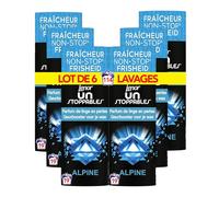 Lenor Unstoppables, Parfum de Linge en Perles pour Lessive, 100 Lavages (235g x 6), Alpine, Fraîcheur Non-stop jusqu'à 12 Semaines de Stockage