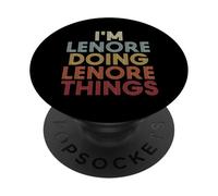 Lenore Name Lenore Personalized Name First Given PopSockets PopGrip Adhésif