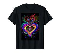 Lenormand Cœur Love Oracle Art Design T-Shirt